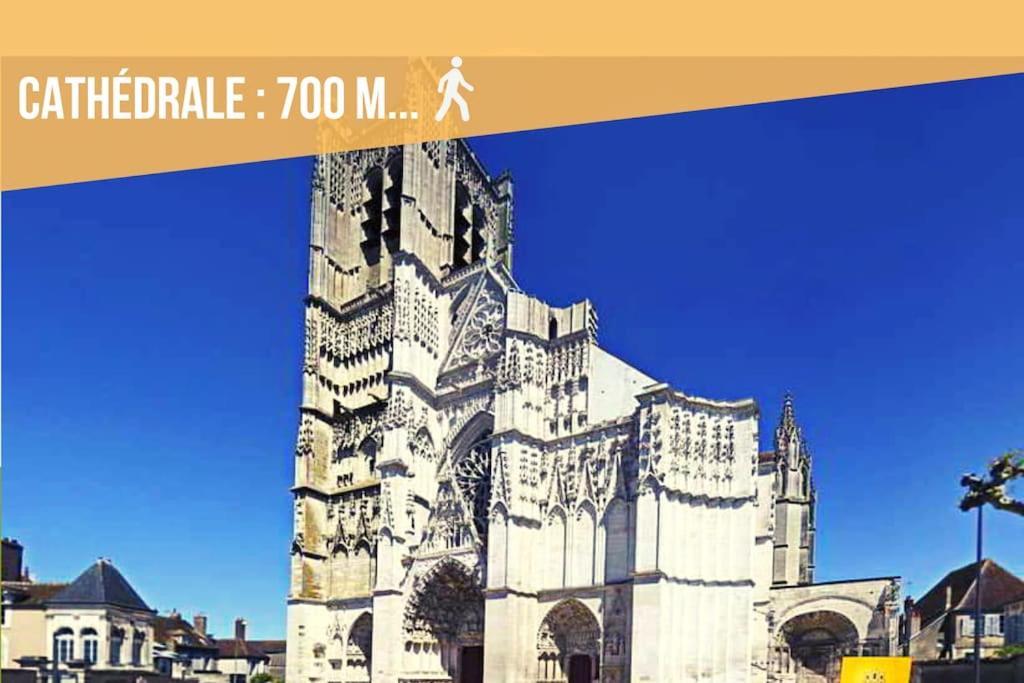 La Belle Pause - Studio Auxerre Proche Parking Zewnętrze zdjęcie